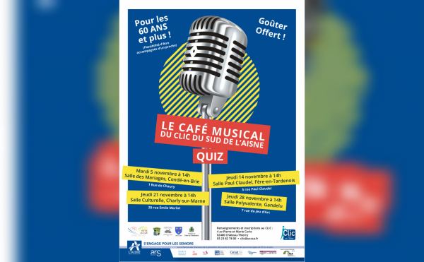 Café musical du Clic du sud de l'Aisne