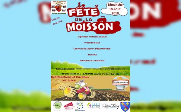 Fête de la moisson 2019 à Condé-en-Brie