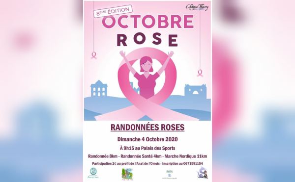 Randonnées roses - Octobre rose 8ème