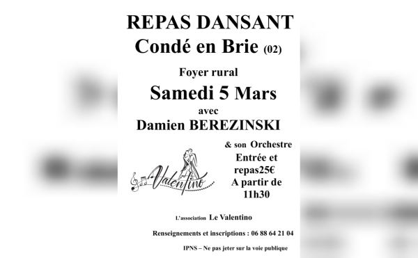 Repas dansant avec Damien Berezinski