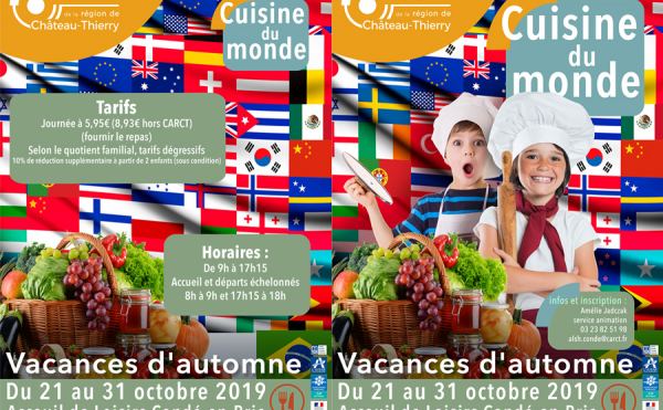 Cuisine du monde 2019 - Vacances