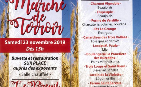 Marché de terroir Le Breuil (51)