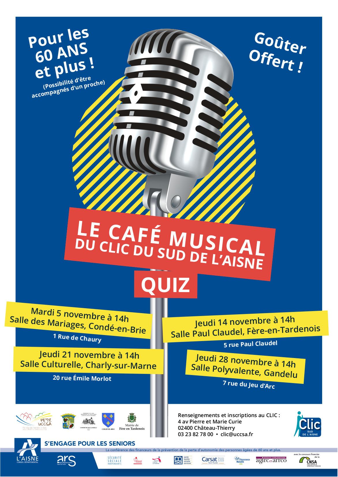 Café musical du Clic du sud de l'Aisne