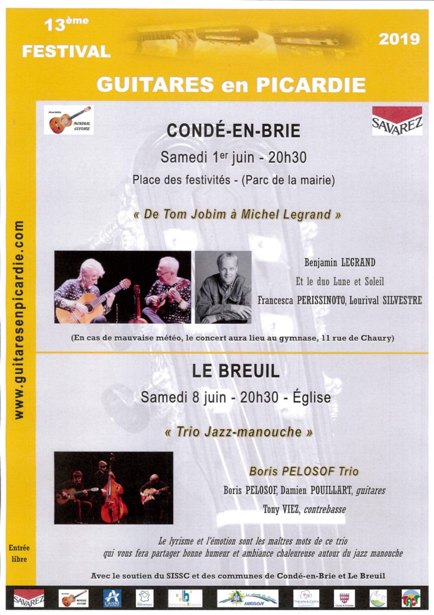 Concert 2019 du festival Guitares en Picardie