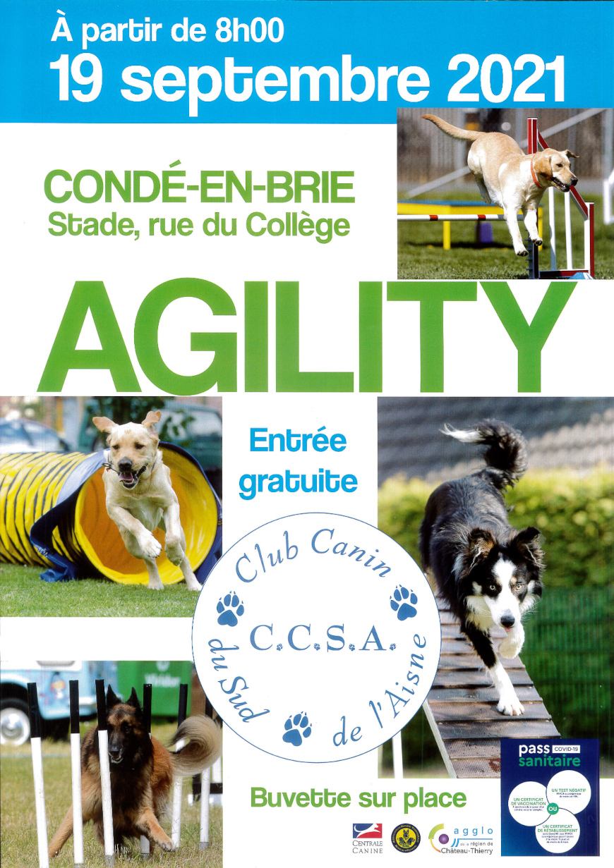 Concours Agility 2021 - Club Canin du Sud de l'Aisne