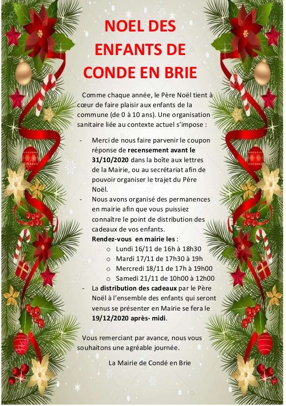 Noël des enfants de Condé-en-Brie