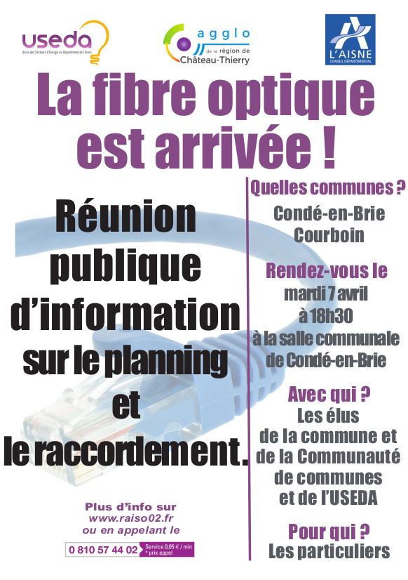 [Annulée] Réunion publique pour la fibre optique