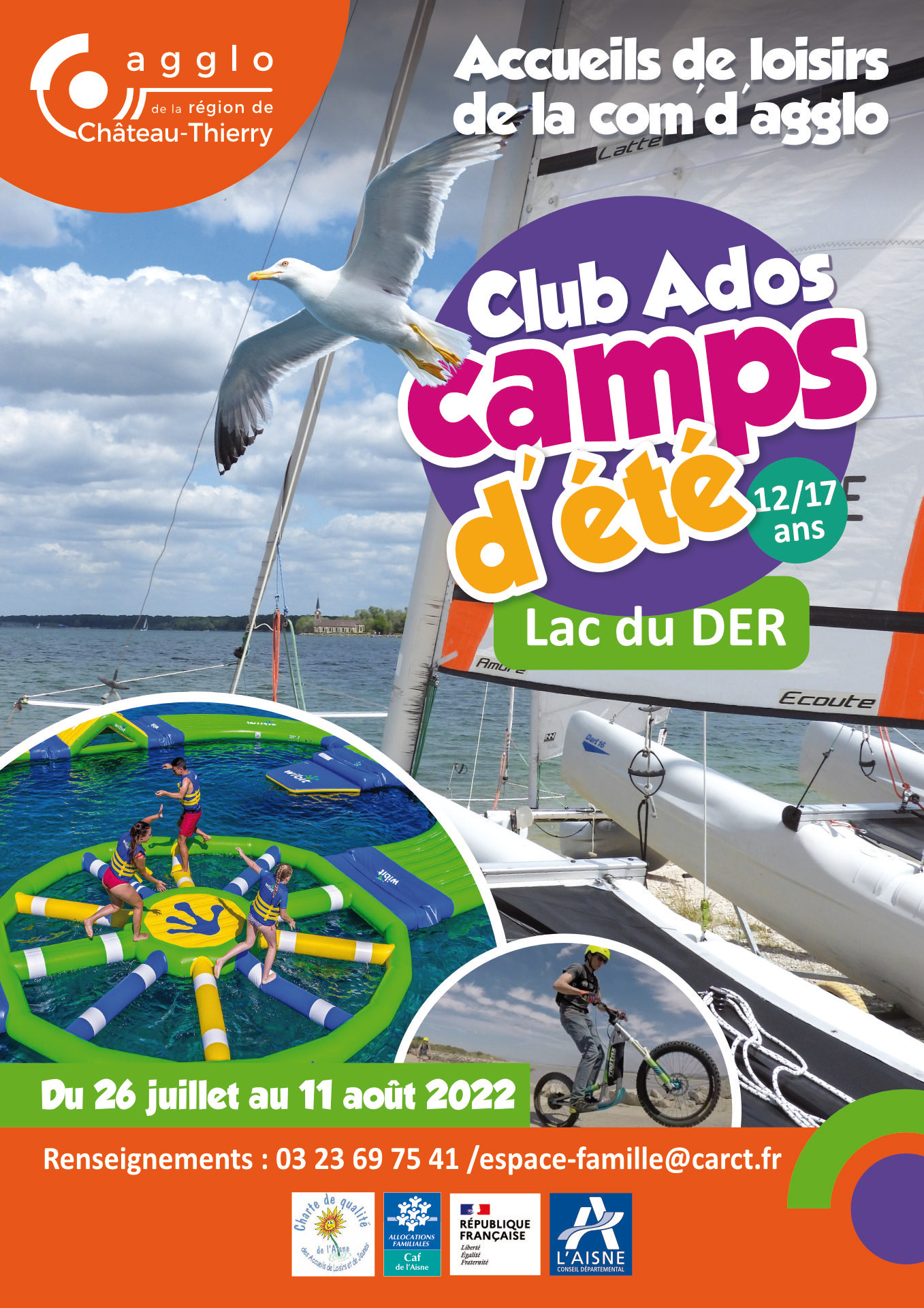 Camps ados carct été 2022